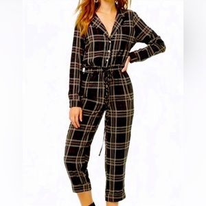 Plaid Jumpsuit